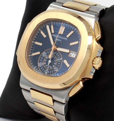 Patek Philippe Nautilus 59801ar-001 18k Rose Gold Ss 40mm Watch Box Paaperspers