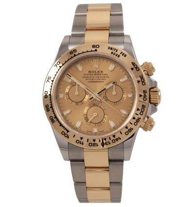 Rolex Daytona Cosmograph Ss Yg Champagne Dial Ref 116503