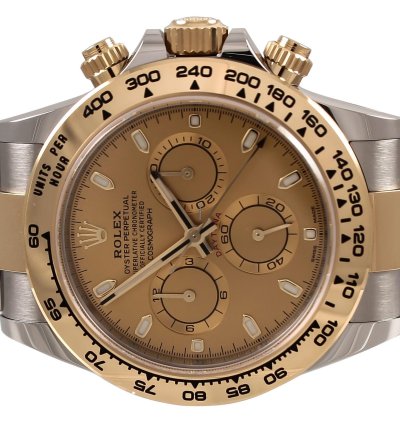Rolex Daytona Cosmograph Ss Yg Champagne Dial Ref 116503