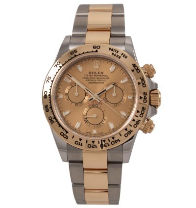 Rolex Daytona Cosmograph Ss Yg Champagne Dial Ref 116503