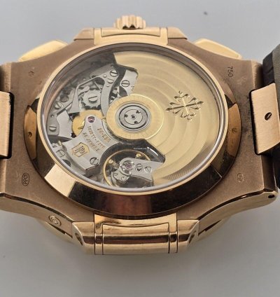 Patek Philippe Nautilus 5980r 18k Rose 40 5mm 2013 Date Chronograph