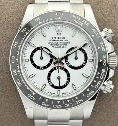 Rolex Daytona Cosmograph White Dial Panda