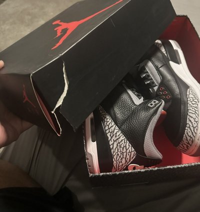 Air Jordan Retro 3 Og Black Cement 2018 Last Price Drop