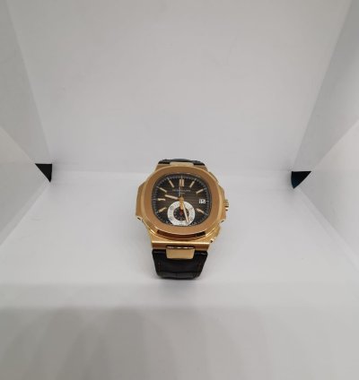 Patek Philippe Nautilus 5980r Brown Dial Rose Gold Never Polished