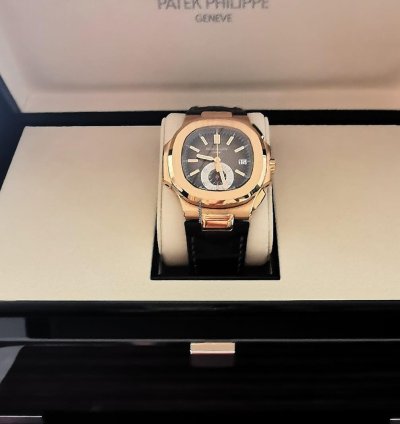 Patek Philippe Nautilus 5980r Brown Dial Rose Gold Never Polished