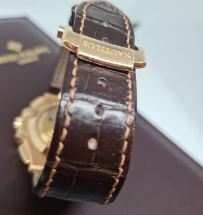 Patek Philippe Nautilus 5980r Brown Dial Rose Gold Never Polished