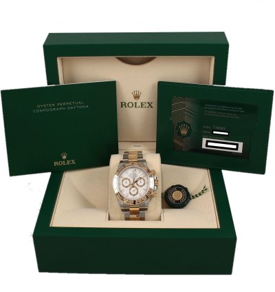 Rolex Daytona Cosmograph Yg Ss White Dial Ref 116503 Full Set 2022