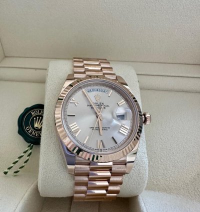 Rolex Day-date 40 Everose Sundust 2022 Ungetr Orig Papiere Sofort Verf Gbar