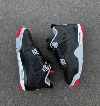 Air Jordan Retro 4 Bred Reimagined