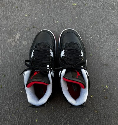 Air Jordan Retro 4 Bred Reimagined