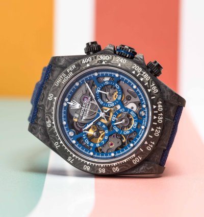 Rolex Daytona Cosmogrpah Daytona Blue Skeleton Carbon Concept Piece Unique Forged Carbon 40mm - 2024