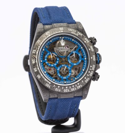 Rolex Daytona Cosmogrpah Daytona Blue Skeleton Carbon Concept Piece Unique Forged Carbon 40mm - 2024