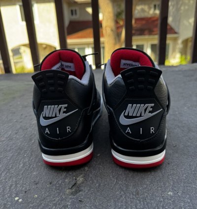 Air Jordan Retro 4 Bred Reimagined