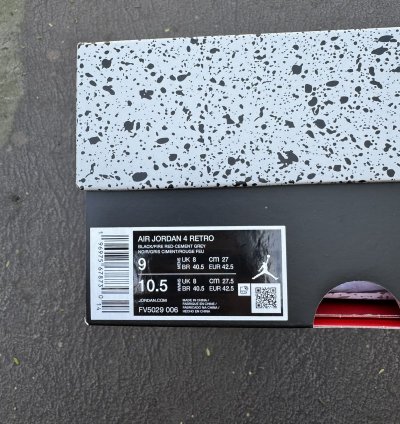 Air Jordan Retro 4 Bred Reimagined