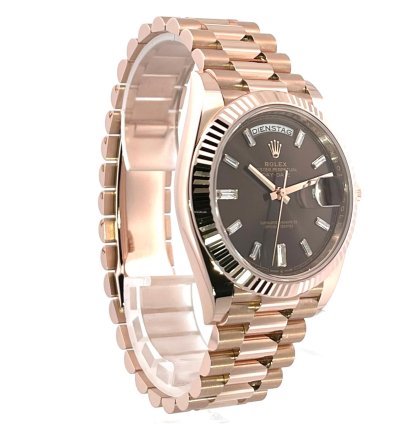 Rolex Day-date 40 Everose-gold Ref 228235 Choco Diamant