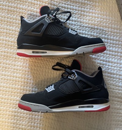 Air Jordan Retro 4 Bred Size 14