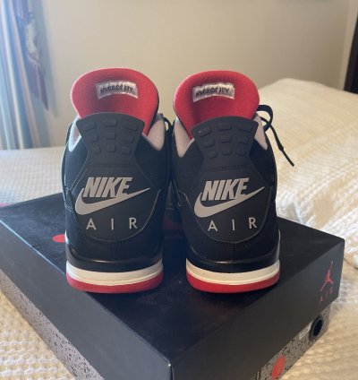 Air Jordan Retro 4 Bred Size 14