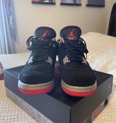 Air Jordan Retro 4 Bred Size 14