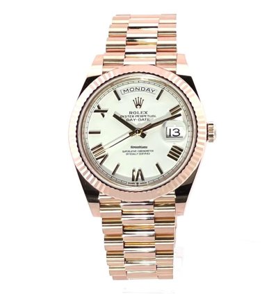 Rolex Day-date 40 Everose-gold Ref 228235 Wei Misch