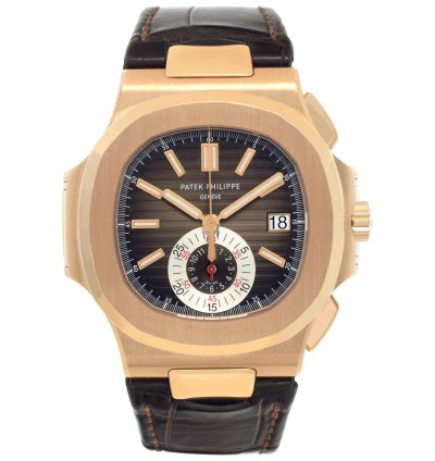 Patek Philippe Nautilus 5980r-001 18k Rose Gold 39mm Watch 5980r-001