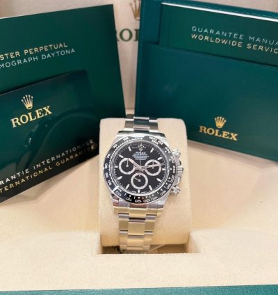 Rolex Daytona Daytona New 2025 Black Dial Stainless Steel 126500ln