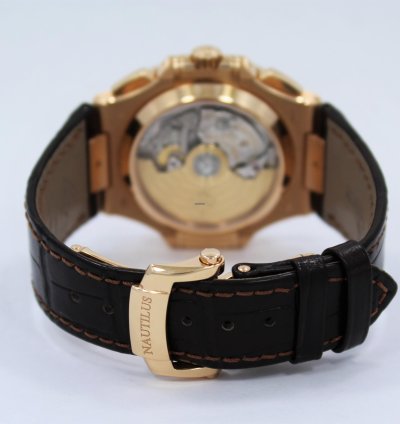 Patek Philippe Nautilus 5980r-001 40mm 18k Rose Gold Watch Box Papers Mint