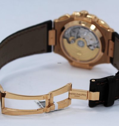 Patek Philippe Nautilus 5980r-001 40mm 18k Rose Gold Watch Box Papers Mint