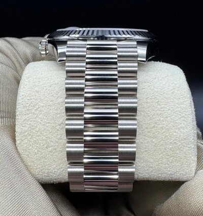 Rolex Day-date 40 Factory Paved Diamond Sapphire Dial Unworn