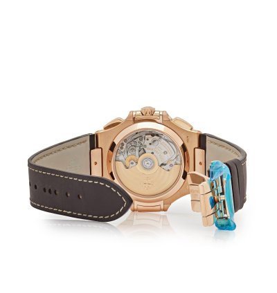 Patek Philippe Nautilus 5980r-001 Chronograph Date Rose Gold Brown Dial 2017