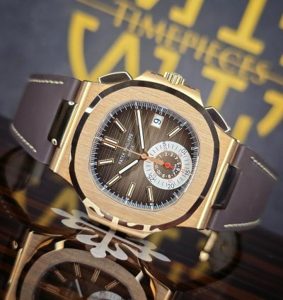 Patek Philippe Nautilus 5980r-001 Flyback Chrono Mint
