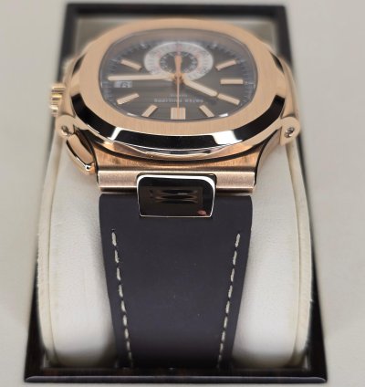 Patek Philippe Nautilus 5980r-001 Flyback Chrono Mint