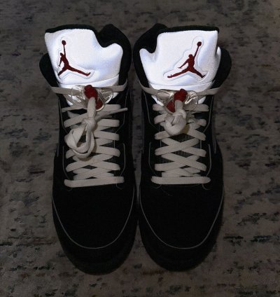 Air Jordan Retro 5 Reimagined Black Metallic Sz 10