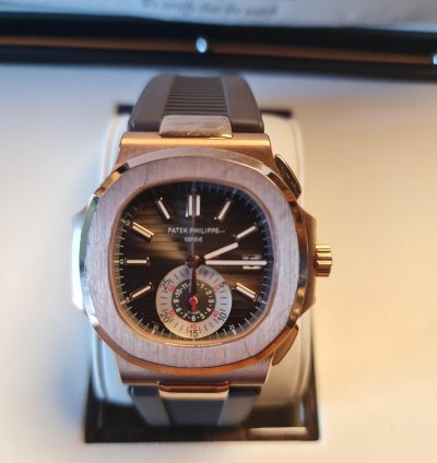 Patek Philippe Nautilus 5980r-001rose Gold Full Set
