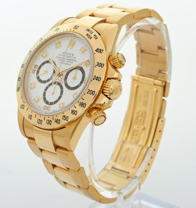 Rolex Daytona Diamonds Zenith 16528 -serie Nos New Old Stock