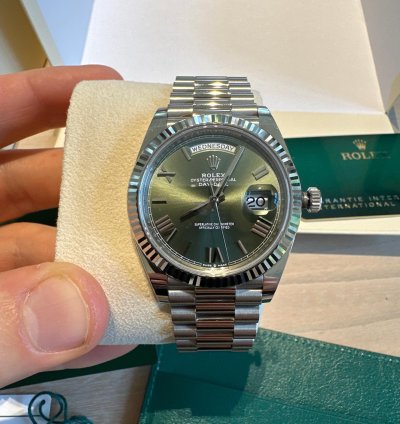 Rolex Day-date 40 Full Set box And Papers