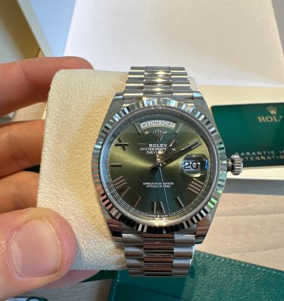 Rolex Day-date 40 Full Set box And Papers