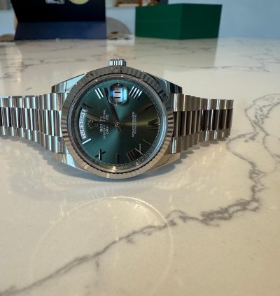Rolex Day-date 40 Full Set 2025 Model Both Tags Unworn New With Invoice