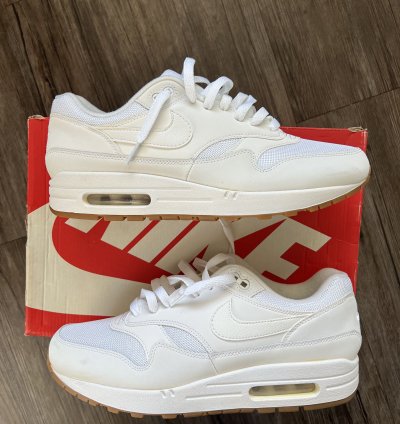 Air Max 1 White Gum