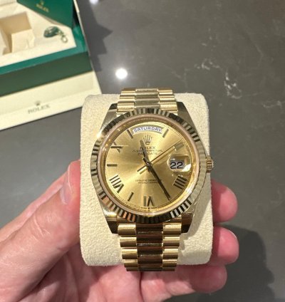 Rolex Day-date 40 Full Set In Mint Condition