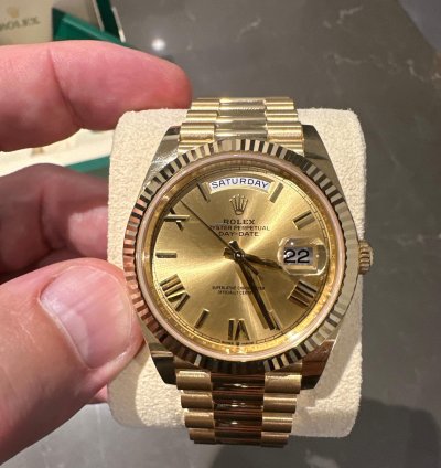 Rolex Day-date 40 Full Set In Mint Condition