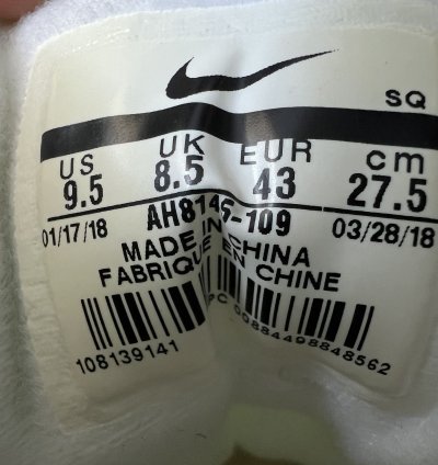 Air Max 1 White Gum