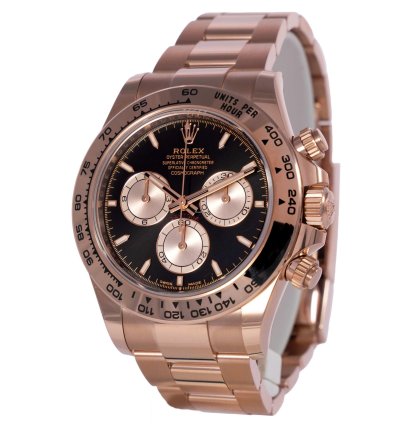 Rolex Daytona Everose Gold Black Dial 126505 New