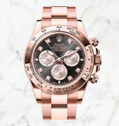 Rolex Daytona Everose Gold Black Diamond Dial 126505 unworn 2024