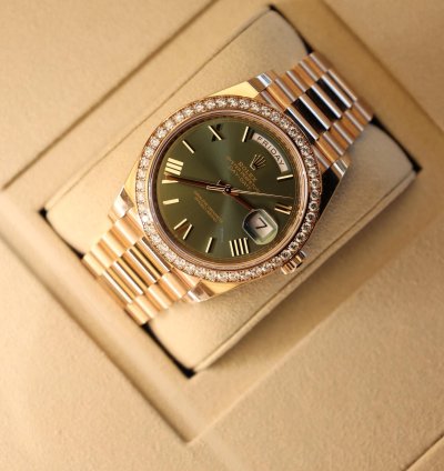 Rolex Day-date 40 Full Set New With White Tag Some Stickers