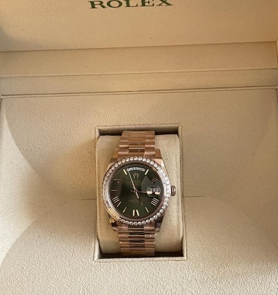 Rolex Day-date 40 Full Set New With White Tag Some Stickers