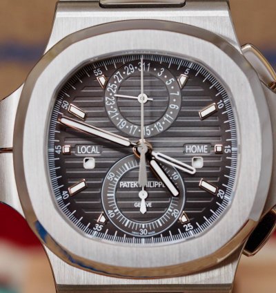 Patek Philippe Nautilus 5990 1a-001 Chronograph Travel Time Mint 2017