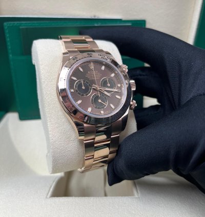 Rolex Daytona Everose Gold Cosmograph Daytona 40 Watch - Chocolate And Black Index Dial