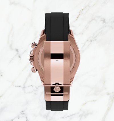 Rolex Daytona Everose Gold Oysterflex Black Diamond Dial 126515ln new Unworn