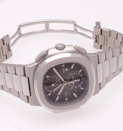 Patek Philippe Nautilus 5990 1a-001 Travel Time Chronograph