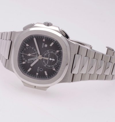 Patek Philippe Nautilus 5990 1a-001 Travel Time Chronograph